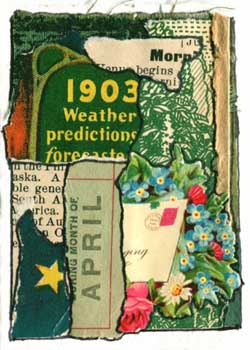 "1903 Weather Forecast" by Terry Gunderson Shulta, Ringle WI - Collage
